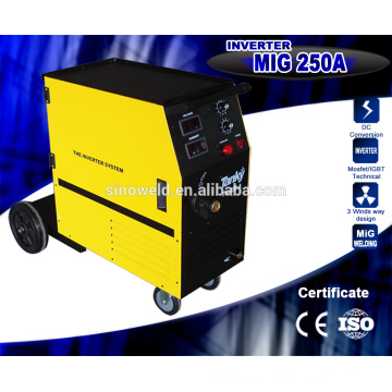CE Approved High Quality Wire Feeder Compact Single Phase CO2 Gas Shielded MIG Welding Machine 200AMP welding machine